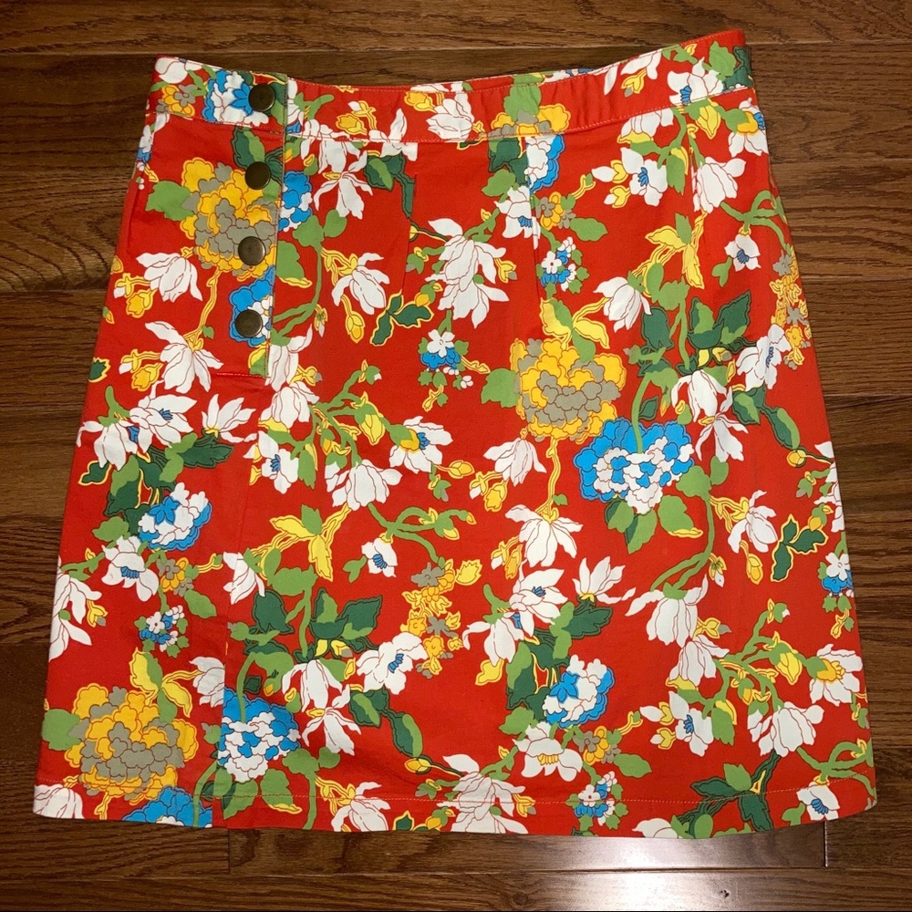 Tulle Retro Floral Skirt